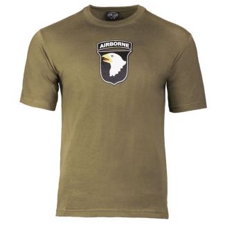 Mil-Tec 101st Airborne Screaming Eagles T-Shirt Olive