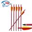 Man Kung Aluminium Arrow 14"/35cm Red (6pcs)