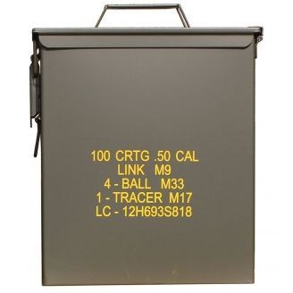 Mil-Tec US M2A1 50 .Cal Ammo Box Large