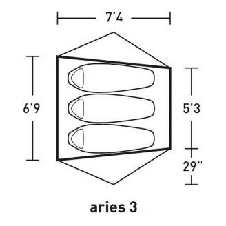 Alps Mountaineering 3P Teltta Aries 3