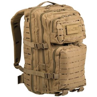 Mil-Tec Assault Pack 36L Laser Cut Coyote