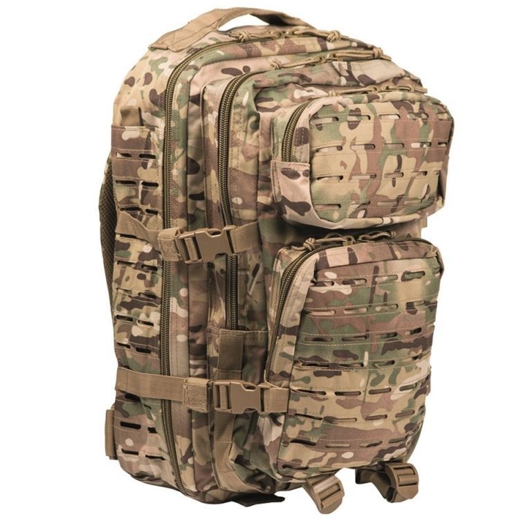 Mil-Tec MOLLE Assault Pack 36L Olive, Military Kit