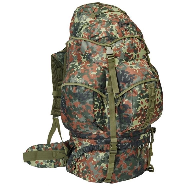 Brandit Aviator Rucksack 65L Flecktarn - Mökkimies.com