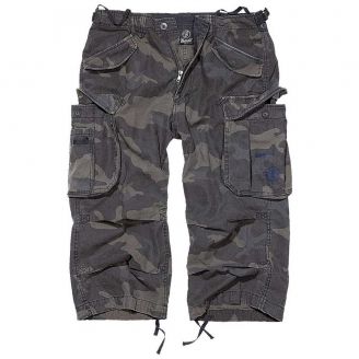 Brandit Industry Vintage 3/4 Shorts Dark Camo