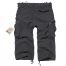 Brandit Industry Vintage 3/4 Shorts Black