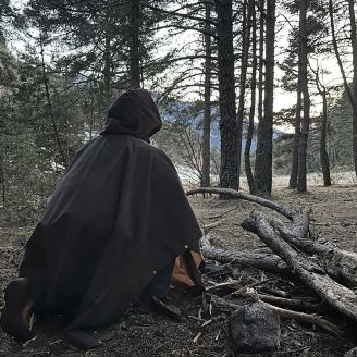 Bushcraft Spain Oilskin Poncho Shelter