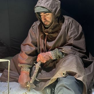 Bushcraft Spain Oilskin Poncho Shelter