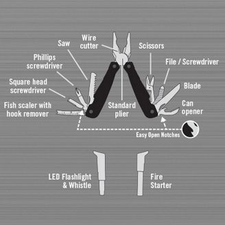 Camillus Les Stroud Engage Multi-tool