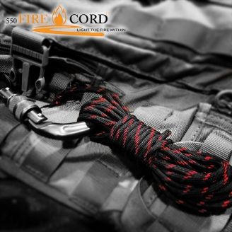 Live Fire Gear 550 Firecord Thin Red Line
