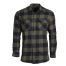 Mil-Tec Flannel Shirt Light Black/Olive