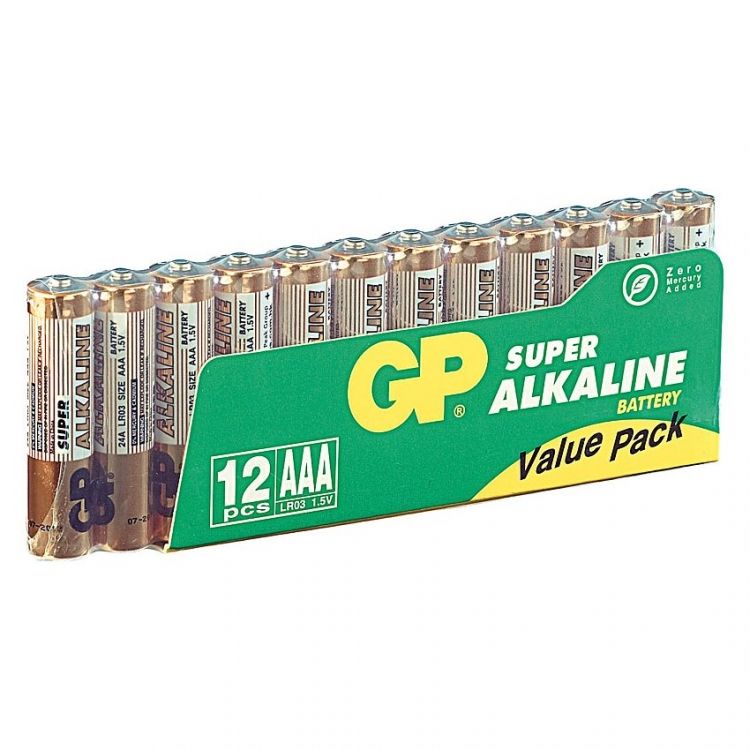 Батарейки gp alkaline aaa