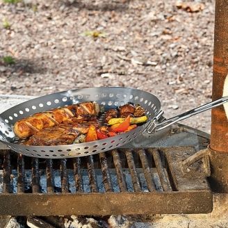 Open Fire Grilling Pan