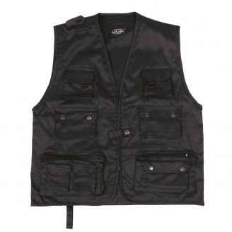 Mil-Tec Fishing Vest Musta