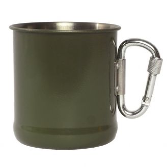 Mil-Tec Carabiner Cup 250ml Olive