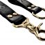 Kootamo Black Leather Dangler, Belt, Loop