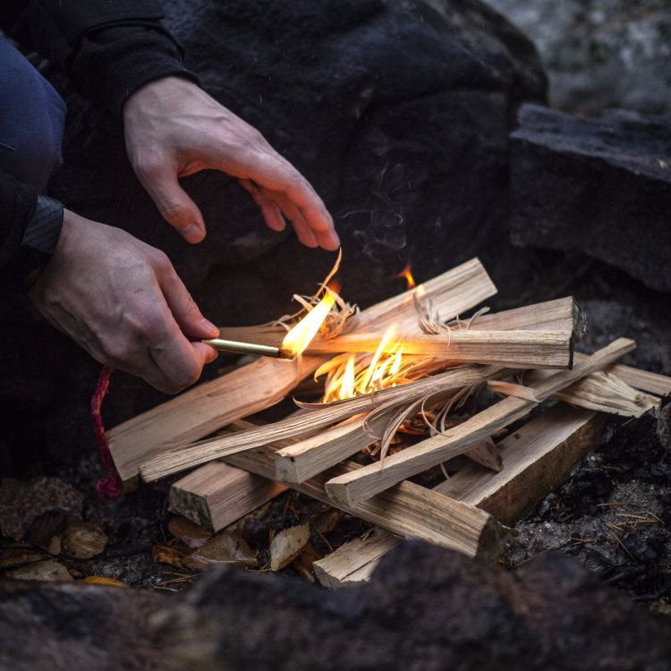  Fire Starter Wick For Campfires - Firewand Survival Tool  Serves As A Waterproof Match - Easy To Light