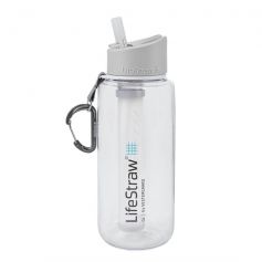 LIFESTRAW GO -Water Filtration Bottle (Grey) - Survival Pro Shop