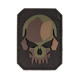 Mil-Tec 3D Patch Camo Skull w/ Hook & Loop