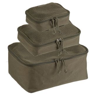 Mil-Tec 3PC Mesh Pouch Set Olive