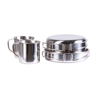 Mil-Tec Cook Set Stainless 8-pcs