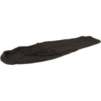 Mil-Tec Sleeping Bag Mummy Fleece Black