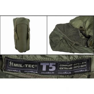 Mil-Tec Sleeping Bag Tactical T5 Olive Green