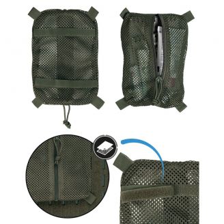 Mil-Tec Mesh Bags With Velcro Olive