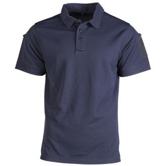 Mil-Tec Polo Shirt Quick Dry Short Sleeve Dark Blue