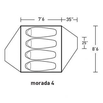 Alps Mountaineering 4P Tent Morada 4