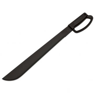 Ontario 18 D-Handle Machete Musta