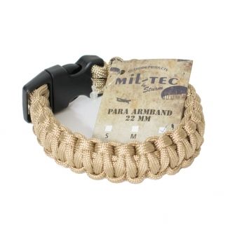 Mil-Tec Paracord Ranneke Hiekka 22mm