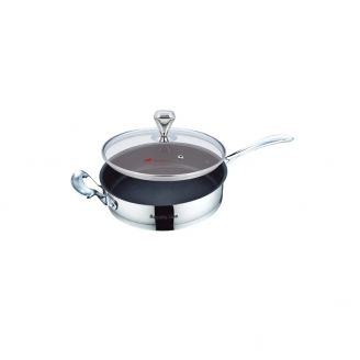 Royalty Line 24cm Teflon Frying Pan with Glass Lid