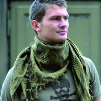 Shemagh Scarf Olive/Black