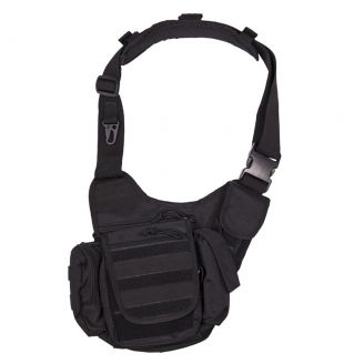 Mil-Tec Sling Bag Olkalaukku Musta