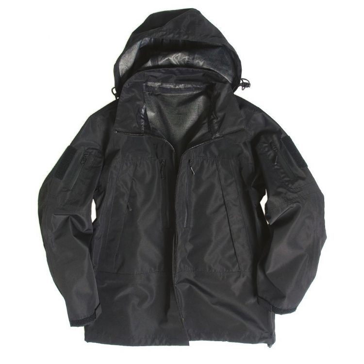 Mil-Tec Softshell PCU Jacket Black - Mökkimies.com