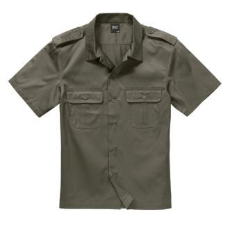 Brandit U.S. Army Shirt Short Sleeve Olive