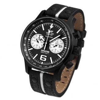 Vostok Europe Expedition NP 1 Chrono Musta/Valko