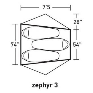 Alps Mountaineering 3P Tent Zephyr 3